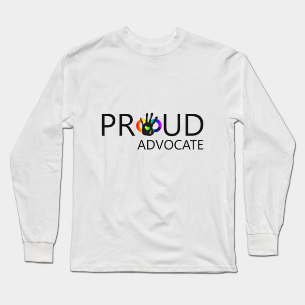 Proud DS ASD Hand Advocate Long Sleeve T-Shirt by Brianna Lynn Creative